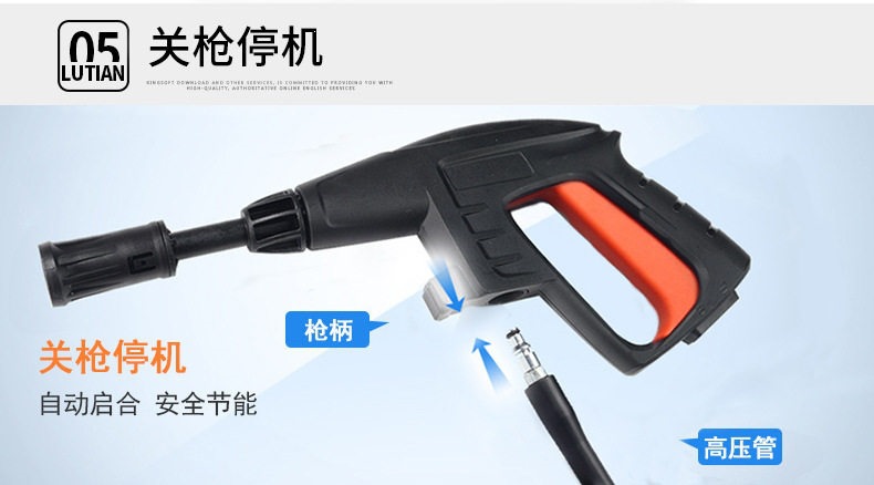 Greenfield Car Washing Machine for Home Use 220V Portable Car Washing Device Fully Automatic Car Washer High-Power Car Washing High-Pressure Water Pump