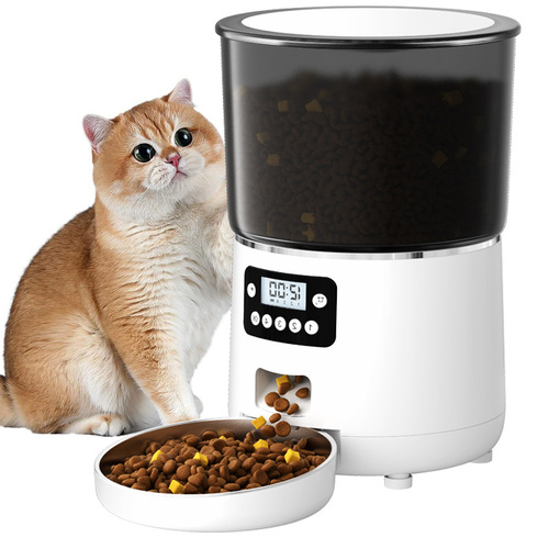 New pet automatic feeder smart APP timing and quantitative 4L grain storage bucket WIFI cat and dog feeding machine manufacturer
