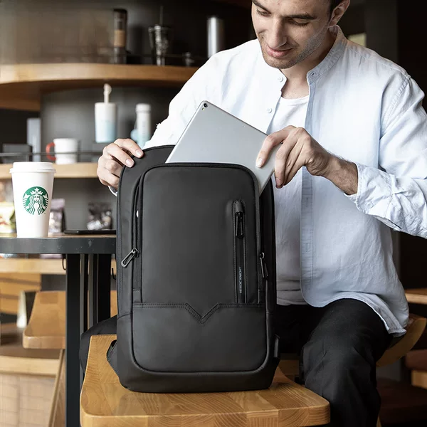 Ultra-Thin Computer Backpack for Daily Work and Work Clothing Oxford Cloth Durable 15.6inch Notebook Business Style Backpack