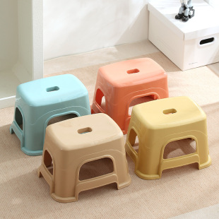 Thickened Plastic Children's Small Stool Non-Slip Baby Low Stool Coffee Table Household Adult Stool Changing Stool Kindergarten Small Chair