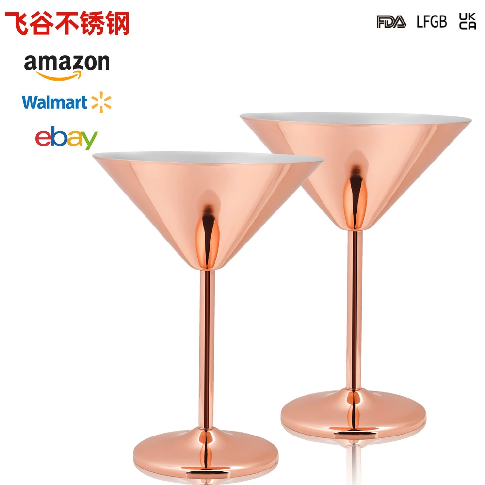 25-летний новый трансграничный бокал для вина бар 304 из нержавеющей стали творческое зеркало мартини бокал