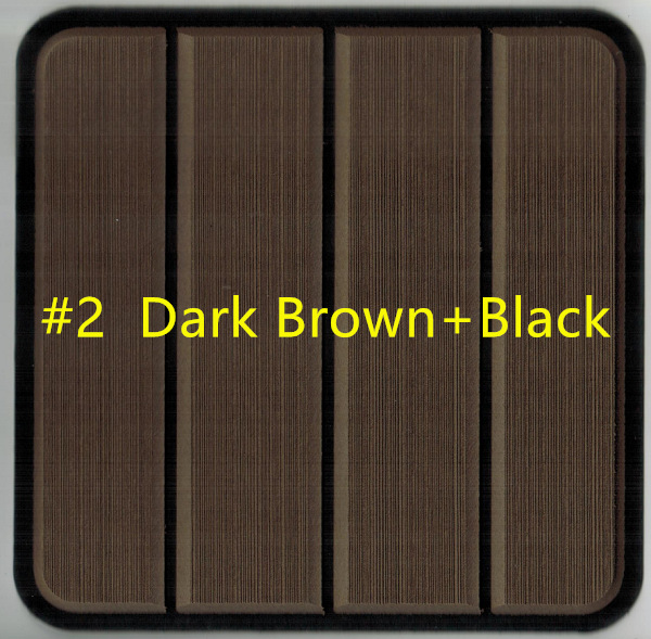 #2  Dark Brown+Black