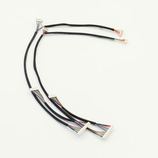 High Temperature Teflon Connection Line with 0.8 Thorn Terminal Line 22P 12P8P Industrial Pressure Sensor Harness