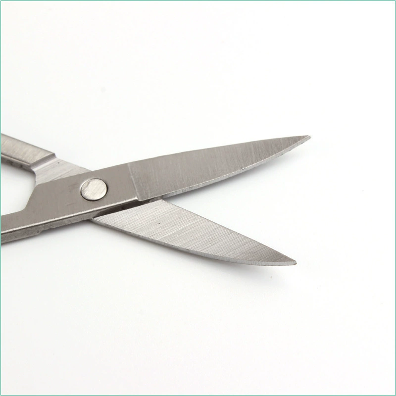 Ножницы для бровей из нержавеющей стали Ножницы 9 см, цельнометаллические, маленькие ножницы, серебристые