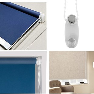 1 silver loop handle rope weight transparent plastic blinds safety handle vertical blinds tensioner