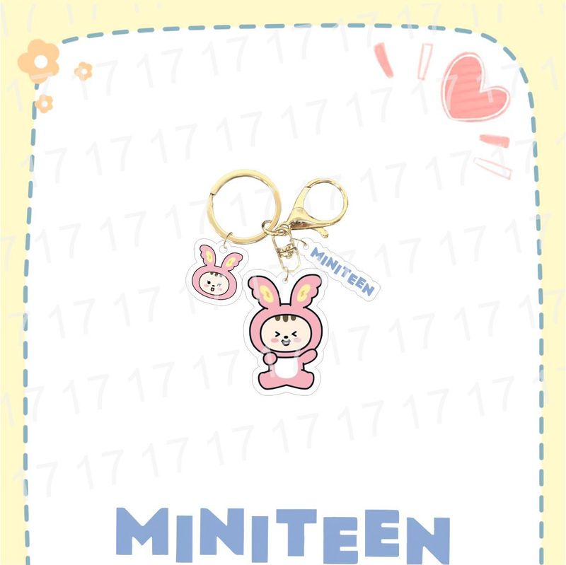 24年SEVENTEENアニメ新作アクリルキーホルダーストラップアクセサリースターグッズ|undefined