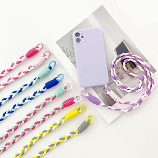 Simple and Creative Braided Rope, Universal Mobile Phone Rope, Color Matching Mobile Phone Lanyard, Universal Strap Rope, Mobile Phone Lanyard Wholesale