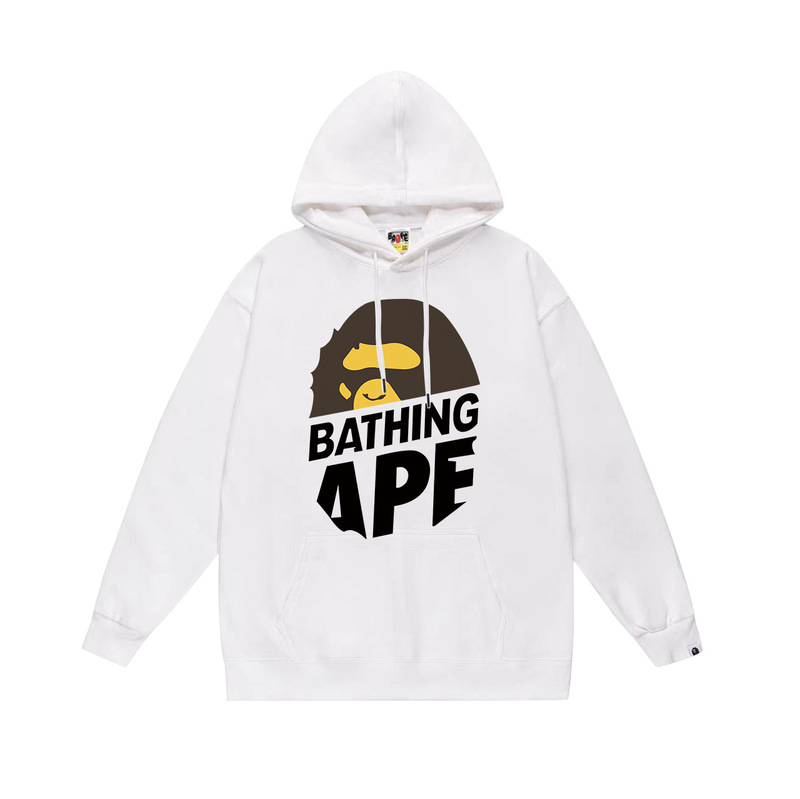 BAPE猿の頭の潮のブランドの片面のプリントは帽子の衛衣の秋冬の新型のヒップホップの潮流の男女の同項の純綿になります。|undefined