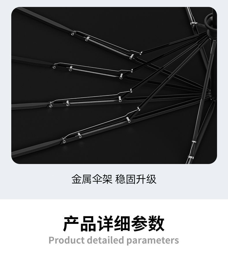 Special umbrella for electric vehicles, thickened and foldable, new model for sun and rain protection, detachable, a must-have for electric bikes on rainy days