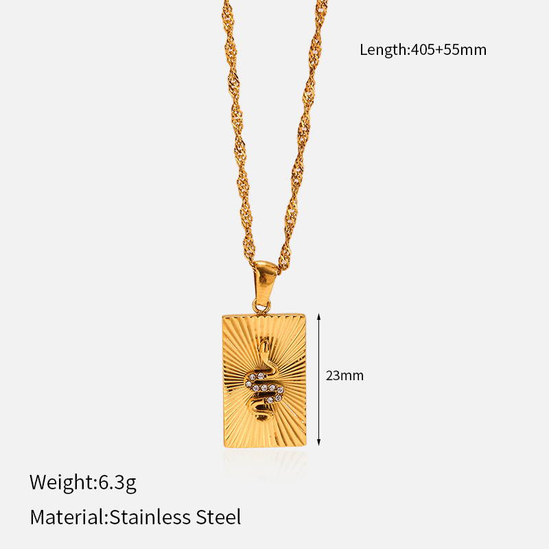 9g Weight Lobster Trigger Clasp Closure Clasp Closure Type 304 Stainless Steel Pendant Material Pendant Necklace Classification 304 Stainless Steel Chain Material Singapore chain, cable chain Chain Type 1 Piece Quantity Casual, Daily Occasion 304 Stainless Steel Material Star, Moon Pattern All Seasons Season Women's Gender Plating Design Elegant, Vintage Style Style Wholesale Jewelry Elegant Vintage Style Star Moon 304 Stainless Steel Plating Singapore Chain Cable Chain Pendant Necklace 9