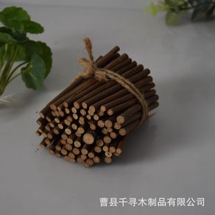 Wooden Sticks with Skin Branches, Wooden Crafts, DIY Handmade Materials, Kindergarten Environmentally Friendly Pet Molar Sticks