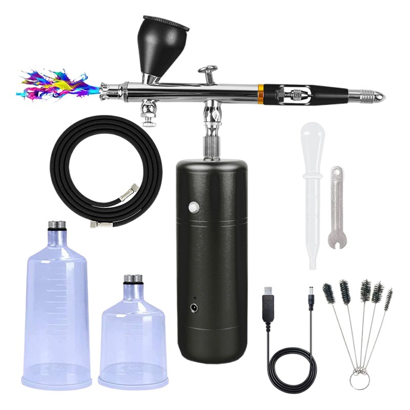 Portable Rechargeable mini electric small spray pen air pump suit model painting color painting handheld spray pump