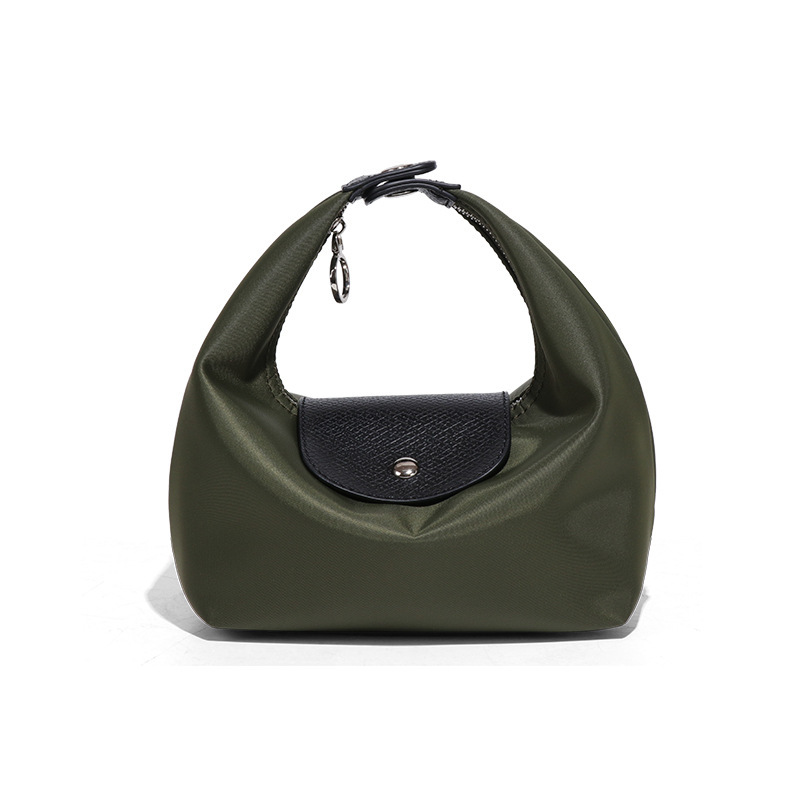 2025 New Waterproof Nylon Lunch Bag Niche Design Commuter Handbag Casual Versatile Single Shoulder Dumpling Bag For Women - Thumbnail 6
