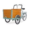 欧洲倒骑车cargo bike 出口品质三轮车 货物运输人力脚踏车助动车