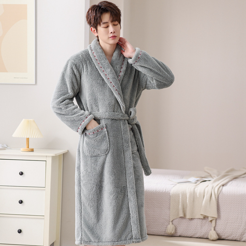 Men's Ribbon light gray Gown