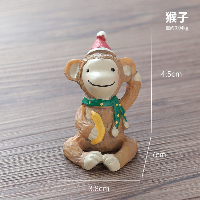 卸売りサンタクロース雪だるまヘラジカのデスクトップクリスマス雰囲気装飾装飾クリスマス樹脂振り子撮影道具|undefined