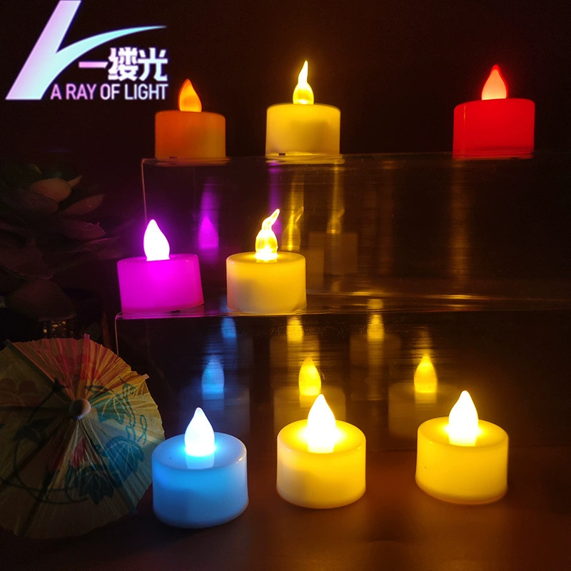 LED электронная свеча-лампа полна звезды волокна ночной свет флеш-елочные украшения рождественские подарочные декоративные огни