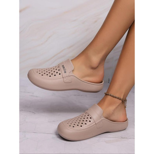 P 89439 Closed Toe Flat Non-slip Clogs ���^ƽ�׷�����������