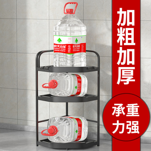 Corner Kitchen Shelf without Drilling Stainless Steel Spice Rack, Triangular Storage Shelf, Wall-Mounted Knife Rack, Amazon