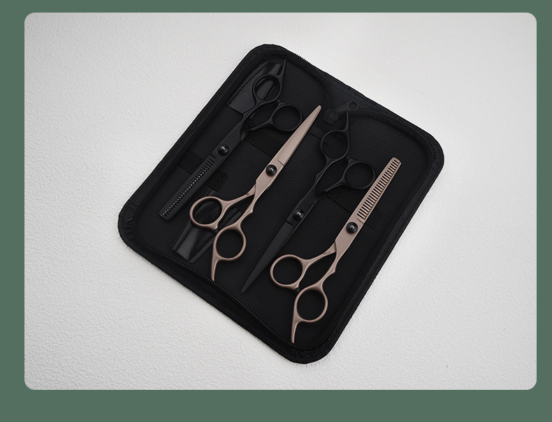 Edelstahl-Set, speziell für Friseure entwickelt, für dünnes, glattes Haar im Haushalt, für präzises Friseurhandwerk_voghion.com