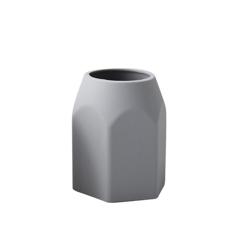 Creative pen holder storage box student desktop office pen holder silicone simple Nordic personalized makeup pen storage box