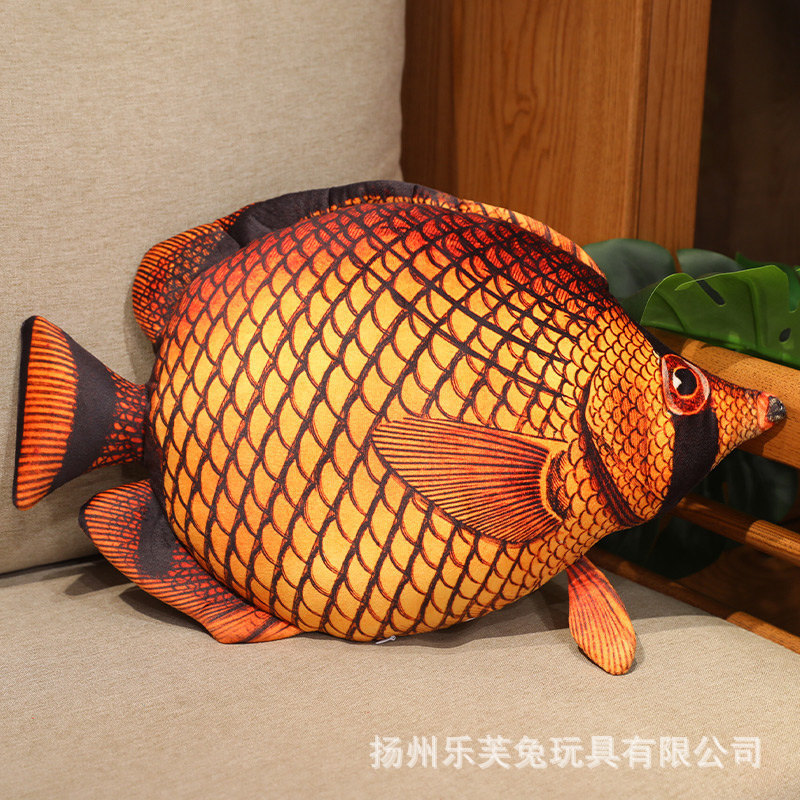 クリエイティブシミュレーション魚人形フナ鯉ぬいぐるみ睡眠枕水族館人形面白い猫布人形魚|undefined
