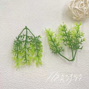 Factory Direct Sales Simulated Pine Leaves Simulated Plants Plastic Aquatic Plants Aquarium Supplies Christmas Flower Accessories Simulated Green Plants