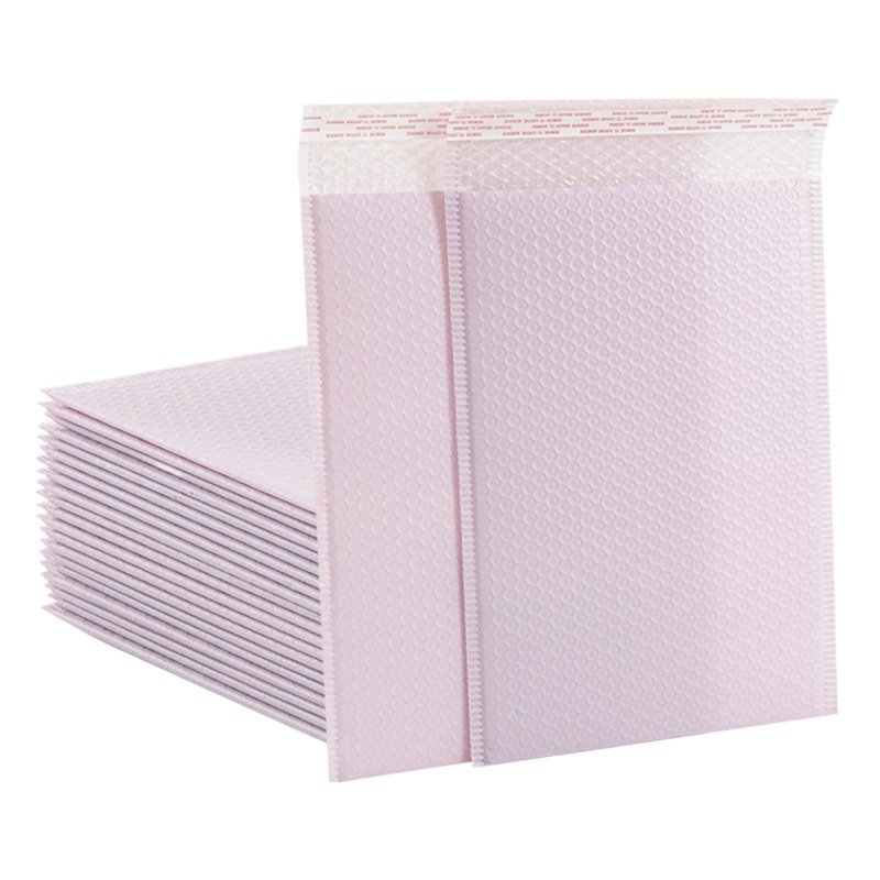 Bolsa de espuma de bolsa de burbuja de película coextruida en stock logística al por mayor bolsa de embalaje expreso bolsa de burbuja a prueba de golpes Impresión de lotes pequeños