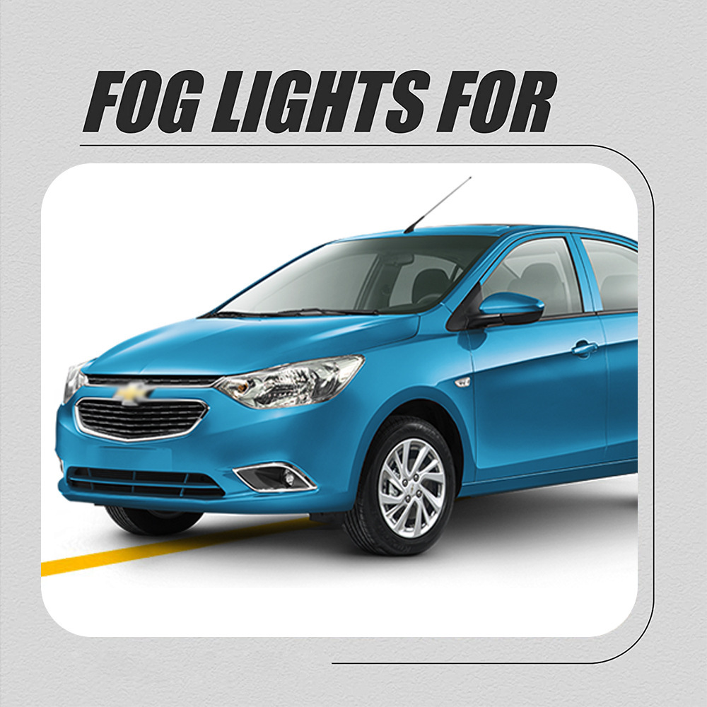Aplicable a Chevrolet 15 / 16 / 17 / 18 Sail / Aveo Front Fog Lamp Assembly Halogen Day Drive Bar Light image 3