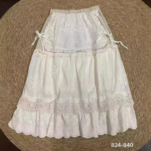 2025春季新款女下装半身裙日系宽松小清新蛋糕裙文艺风森系女装