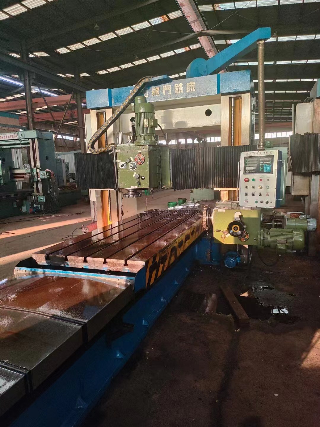 转让二手陵城SW-30160龙门铣电机功率11