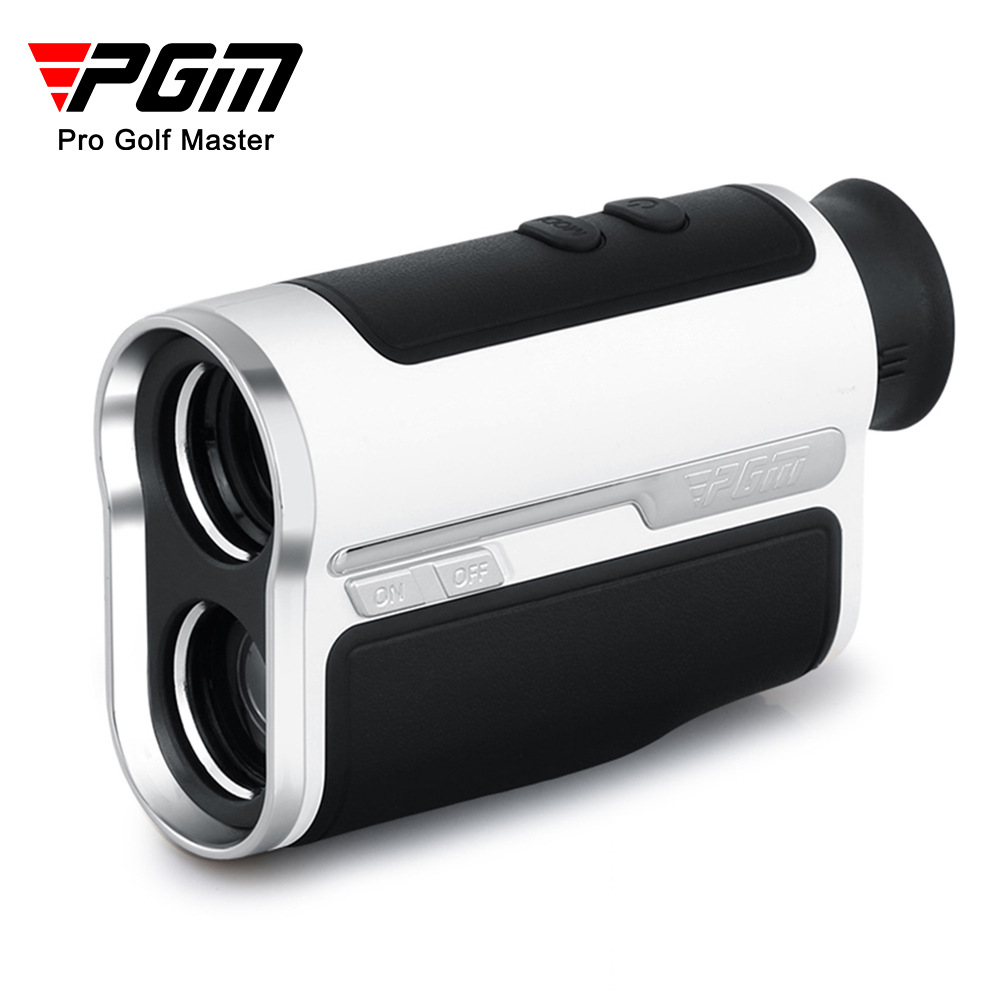 Máy đo khoảng cách laser golf PGM JQ013 có bù độ dốc, khóa cột cờ, tầm đo 1300 thước, sạc lại — Máy đo khoảng cách Cao Cấp JQ013 Đen Trắng [600 thước], Máy đo khoảng cách Cao Cấp JQ013 Đen Trắng [1300 thước]