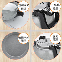 Multifunctional Maifanstone Electric Wok Electric Hot Pot Large Capacity Electric Cooking Pot Household Integrated Electric Stove Wholesale