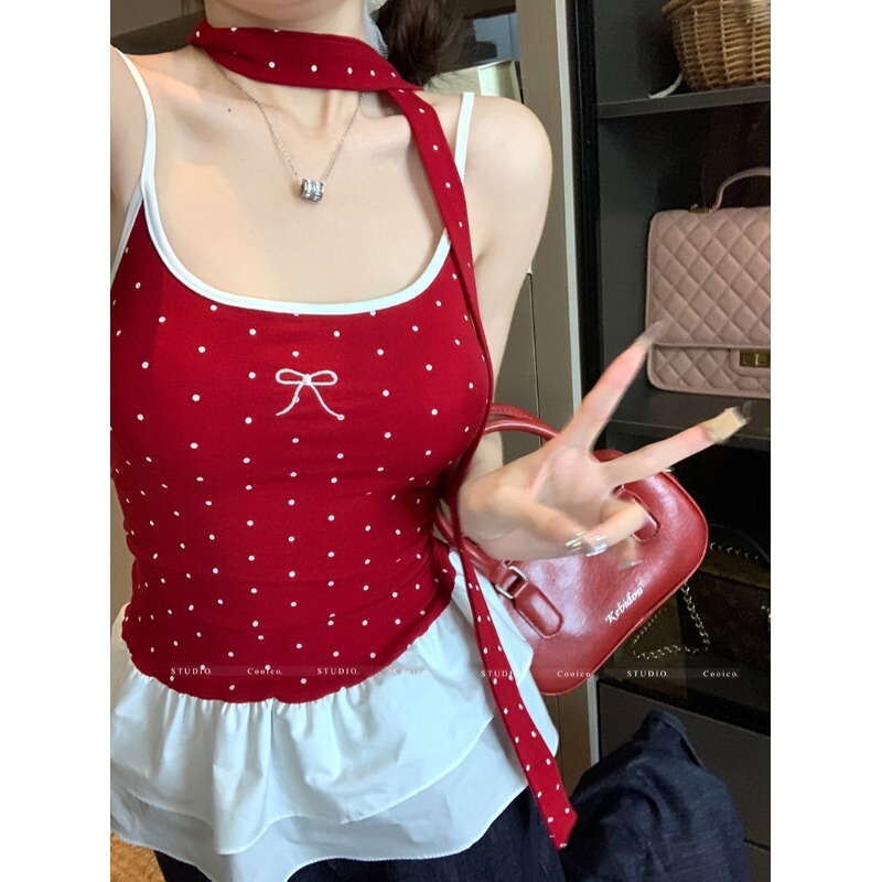 plus size chubby girl Lace Small Sling Women's Inner Wearing Vest Base Shirt Sweet Spice Girl Sexy Floral Short Top