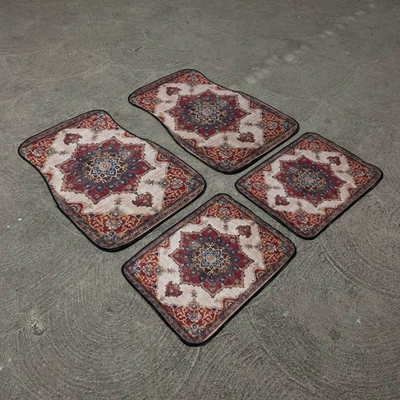 Avtomobil döşəmə paspasları — Non-Slip, Four-Piece Set, Car Floor Mats - zy-cross-border-floor-mat-four-piece-set-37-3344cm-pack-of-two