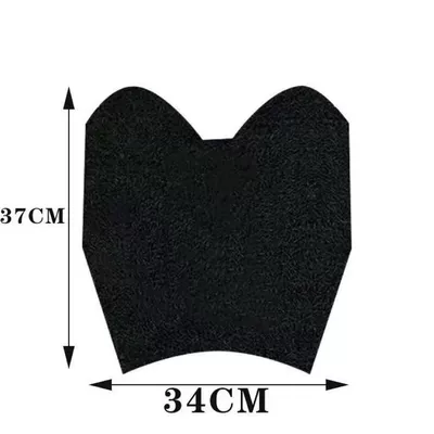 Pure Black No. 9 Foot Pads, Electric vehicle foot mat - no-9-f35f60f90