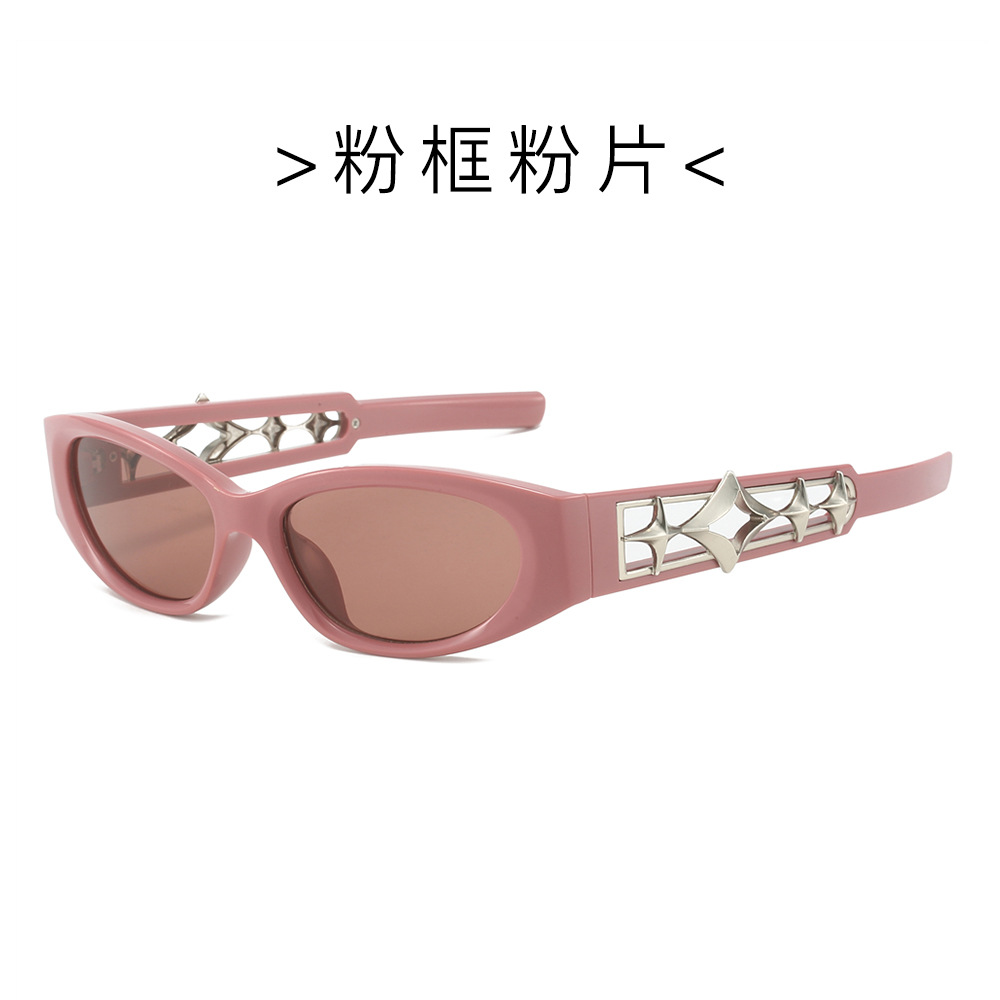 2024 fábrica directa transfronteriza Comercio exterior gafas de sol nueva personalidad punk gafas de sol hombres y mujeres de Europa y América gafas de sol huecas