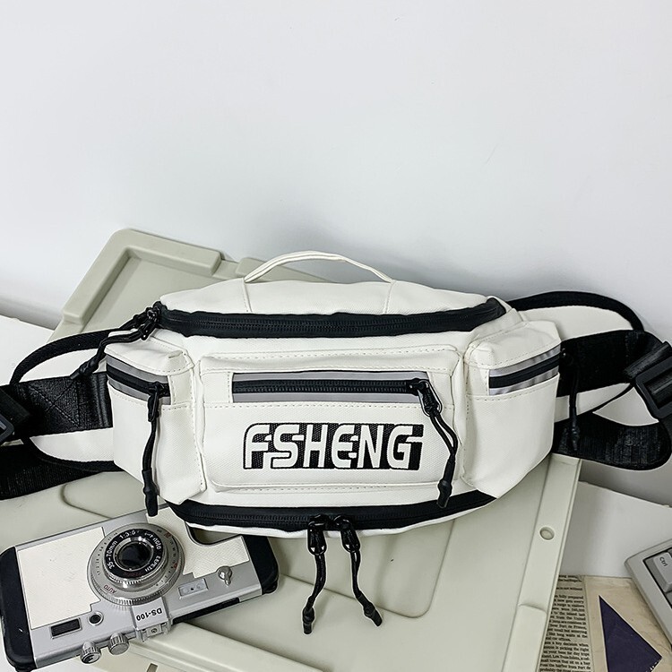 Trendy Brand Men's Waist Bag Night Riding Chest Bag Motorcycle Equipment Storage Crossbody Knight Bag Men's and Women's Sports Waterproof Backpack Trendy Brand Men's Waist Bag Night Riding Chest Bag Motorcycle Equipment Storage Crossbody Knight Bag Men's and Women's Sports Waterproof Backpack