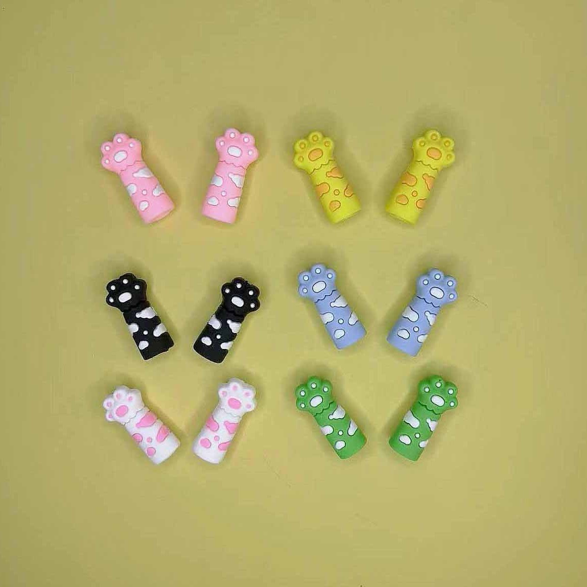 Pencil Cap New Cat Claw Pencil Cover Pencil Extender Anti-Breakage Core Pen Cover Pencil Tip Protective Cover for Primary School Students