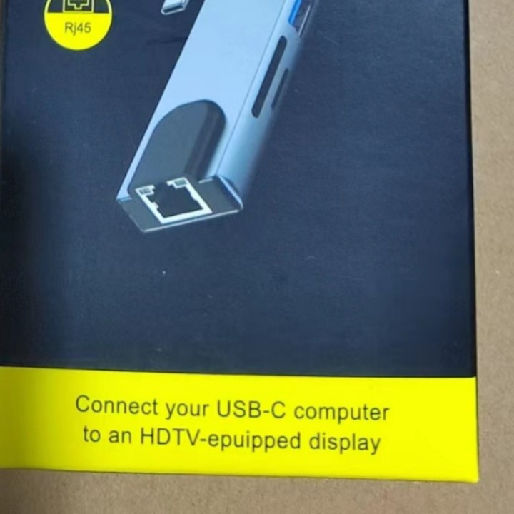 Base Tipo-C 8 en 1 – Con HDMI, USB 3.0, Ethernet y Más, para Laptop