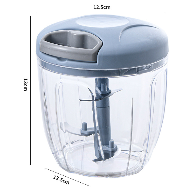 Máquina de puré de ajo, máquina de trituración de ajo manual, máquina de tirar de ajo multifuncional, picador de carne de jengibre y ajo, picador de carne complementario, mini batidor de ajo de cocina