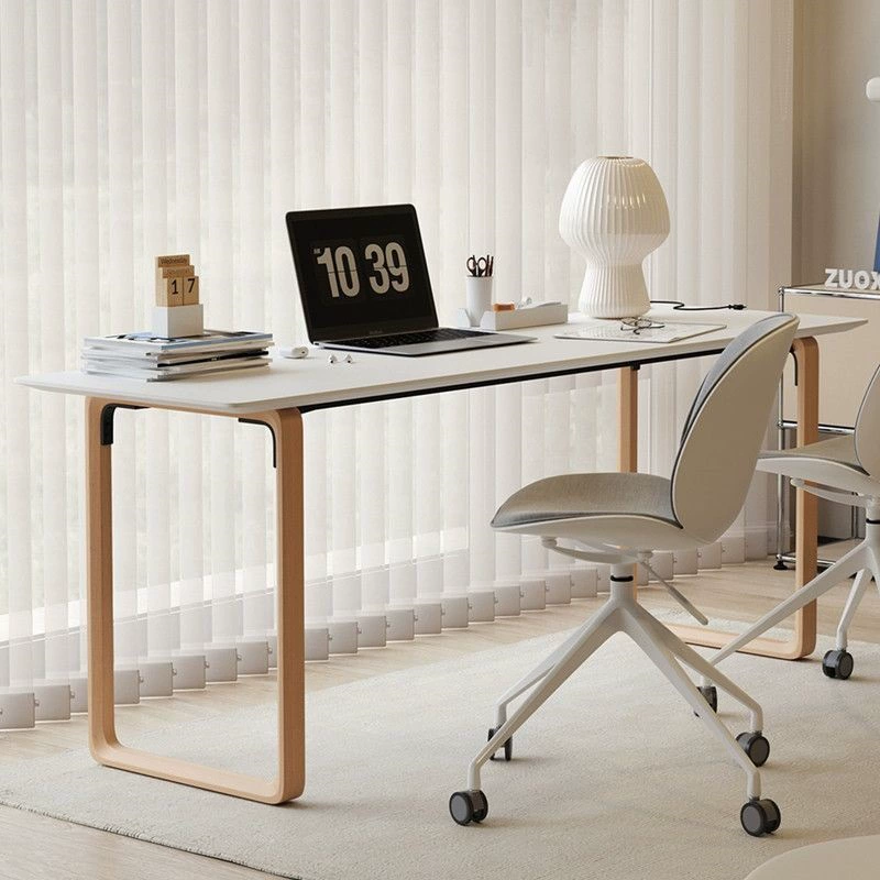 Двойной стол из массива дерева длинный стол Студент домашний компьютер стол спальня простой стол сетка красный маленький стол для обучения