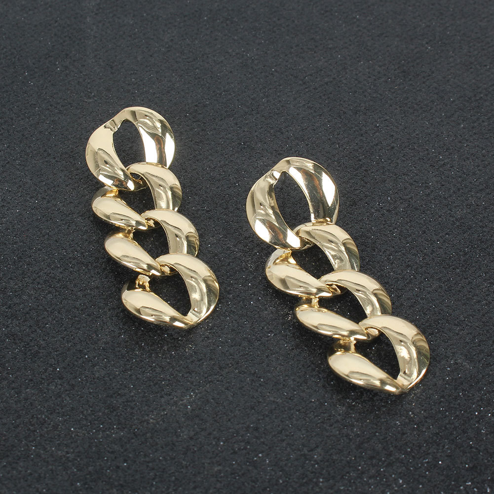 Boucles D&#39;oreilles Longues Rétro En Alliage Simple display picture 4