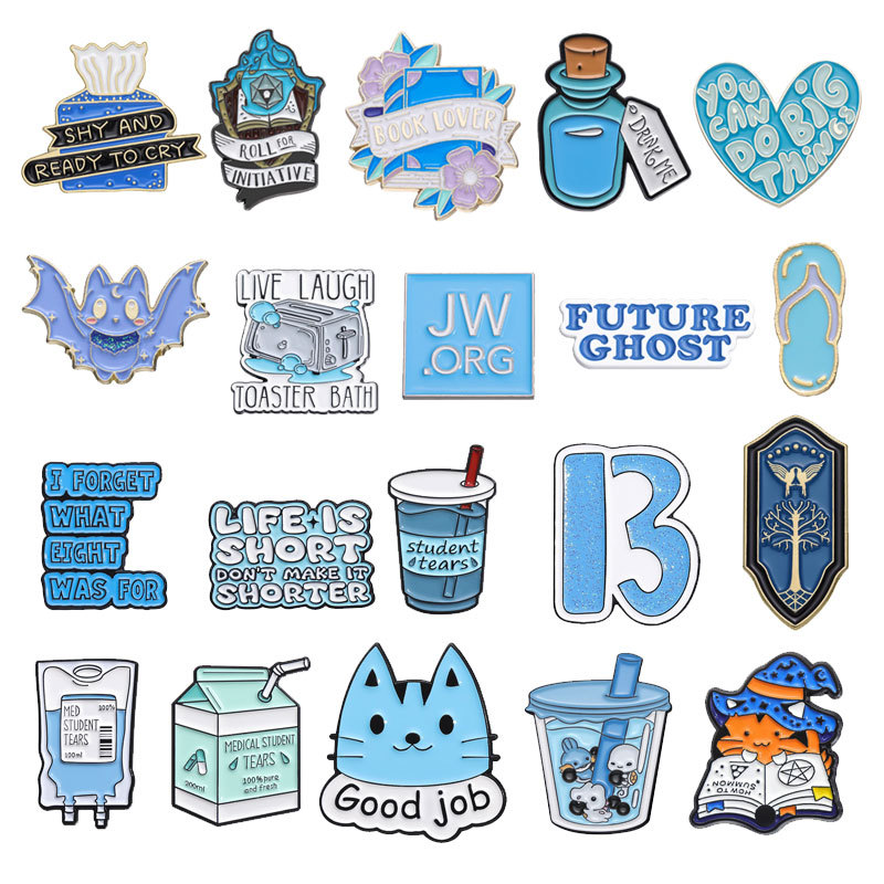 Stoving Varnish Design Cute Style Cute Pin Animal Letter Zinc Alloy Stoving Varnish Unisex Brooches