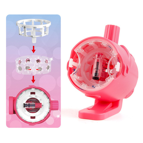Amazon's new girls' play house hair accessories toy hair nail drill machine sticker DIY beauty toy