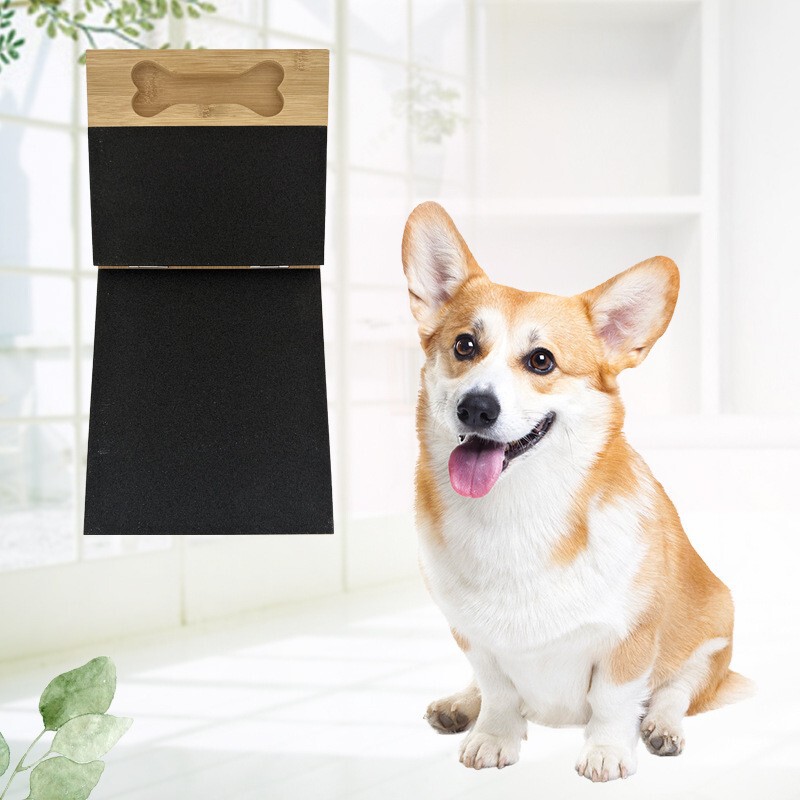 Household Pet Toys Adjustable Height Nail Scratching Board Dog Claw Board Creative Wooden Dog Nail File Claw Grinding Board