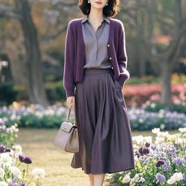 2025春秋季小众设计感针织衫上衣小香风轻奢高级感女人味开衫毛衣
