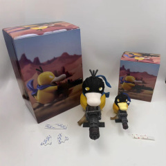 ポケモン GK ガンダム型黄色いアヒル 春節 新年 鼓打 Q版 車載デスクトップボックス