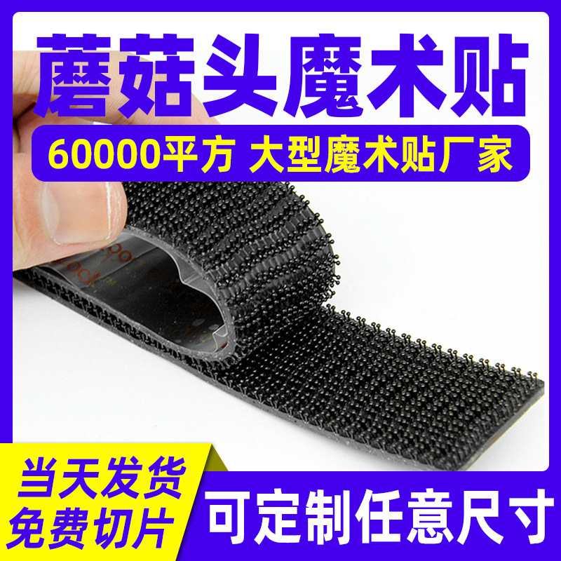 3m Mushroom Head Velcro Sj3551Cf Mushroom Head Nylon Buckle Car Self-Adhesive Strong Adhesive Hook and Loop Tape