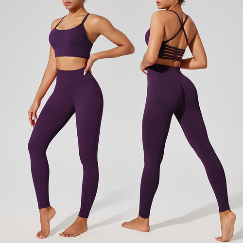 Women's European and American Yoga Tank Top Running Shaping Fitness Bra Sleeveless Hooded U-Neck Workout Beautiful Back Sports Bra